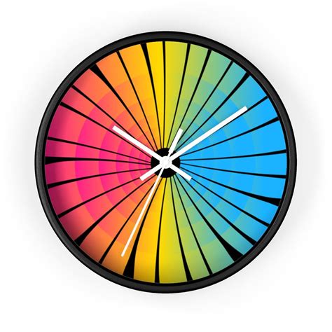 uhr buntes zifferblatt